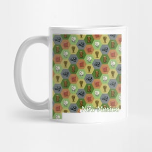 New Mexico State Map Board Games Mug